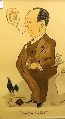 Lot 1061 - Edwin Hall - "Watta Life!", ink and...