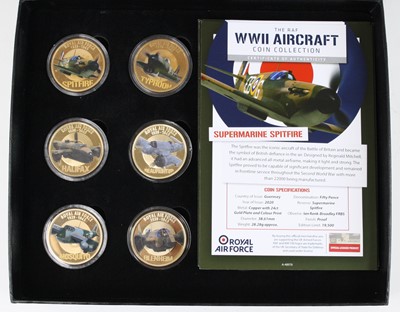 Lot 3348 - Guernsey, The RAF WW II Aircraft Coin...