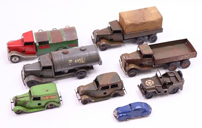 Lot 1862 - One tray of pre and post-war Triang Minic...