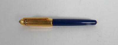 Lot 497 - A Pasha de Cartier fountain pen, having a...