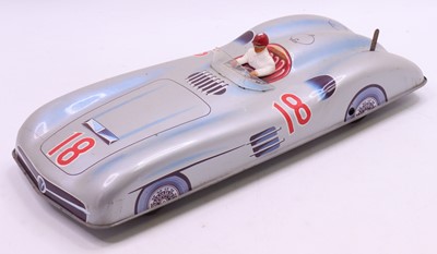 Lot 1847 - Joustra No.2039 Giant Mercedes Race Car,...