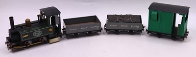 Lot 8 - Mamod SL1 loco in green, of the usual...