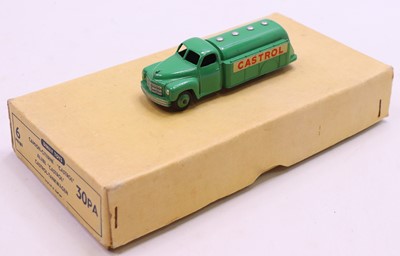 Lot 1076 - Dinky Toys No. 30PA Castrol tanker trade box...