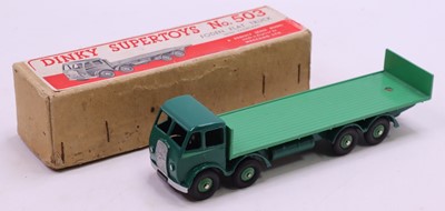 Lot 1056 - Dinky Toys No.503 Foden Flat Truck with...