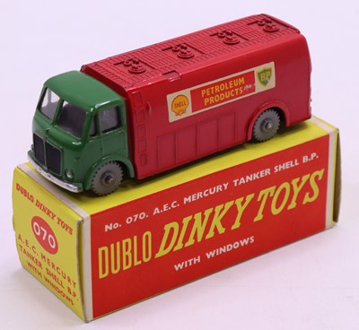 Lot 1204 - Dublo Dinky Toys No. 070 AEC Mercury tanker,...