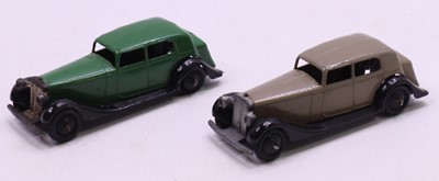 Lot 1085 - Dinky Toys group of 2 loose No.30C Daimler...