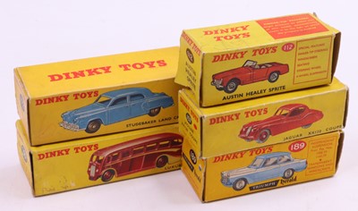 Lot 1305 - Dinky Toys group of 5 empty boxes for diecasts...