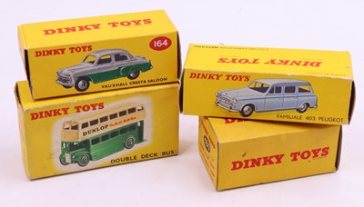 Lot 1271 - Dinky Toys group of 4 empty boxes for diecasts...