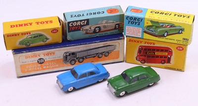 Lot 1408 - Corgi Toys group of 2 playworn No.234 Ford...