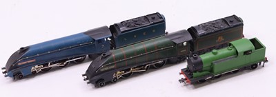 Lot 376 - Three Hornby 00 3-rail locos, most of which...