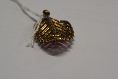 Lot 2651 - A Cartier 18ct gold stylised leaf brooch...