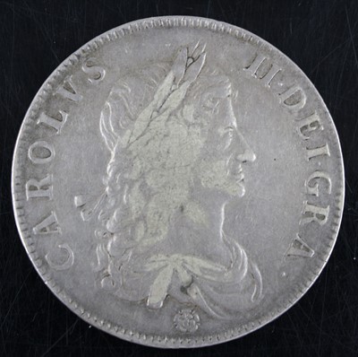 Lot 3231 - England, 1662 crown, obv: Charles II laureate...