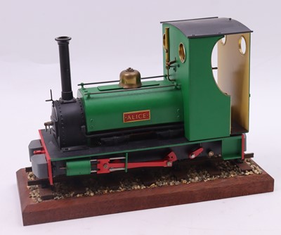 Lot 16 - G gauge 32mm live steam scratch-built 0-4-0ST...