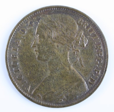 Lot 3418 - Great Britain, 1861 penny, obv: Victoria 2nd...