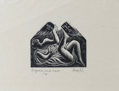 Lot 260 - Leon Underwood (1890-1975) - Dogma and Law,...