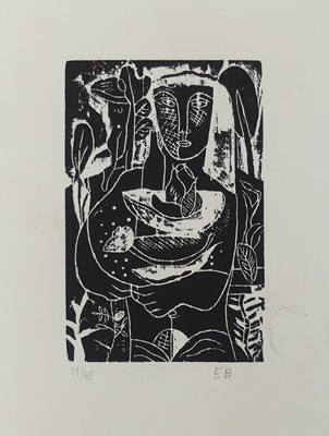 Lot 252 - Edward Burra (1905-1976) - Cupbearer, woodcut,...