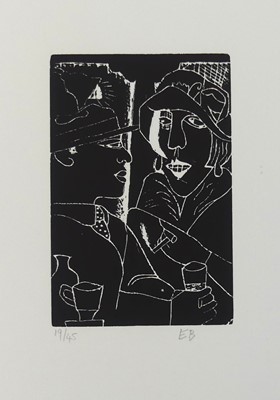 Lot 255 - Edward Burra (1905-1976) - Two in a Bar,...