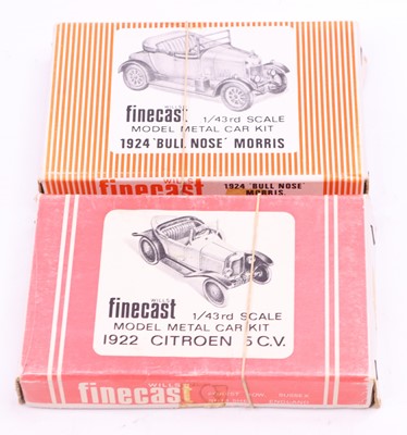 Lot 806 - Wills Finecast (England) 1.43 Metal kits, 1924...