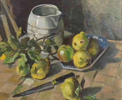 Lot 231 - Alan Blyth (1899-1956) - Quinces, oil on...