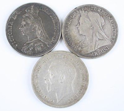 Lot 3356 - Great Britain, 1887 crown, obv: Victoria...