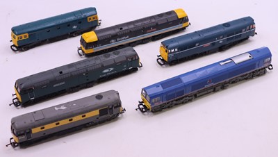 Lot 579 - Six 00 gauge locos to include a Hornby Class...