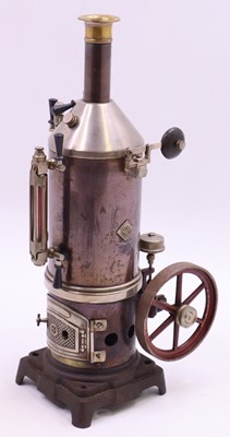 Lot 30 - Large Bing live steam stationary engine,...