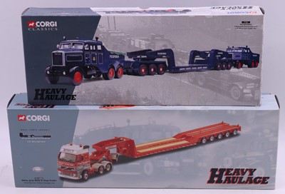 Lot 912 - Corgi Classics Heavy Haulage 1/50 scale group...