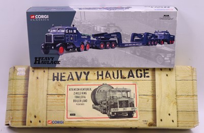 Lot 913 - Corgi Classics Heavy Haulage 1/50 scale group...