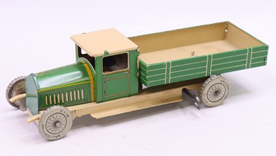 Lot 1858 - Wells-Brimtoy tinplate wind-up clockwork...