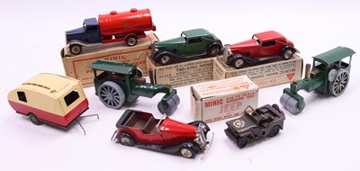 Lot 1869 - Eight Triang Minic vehicles to include two...