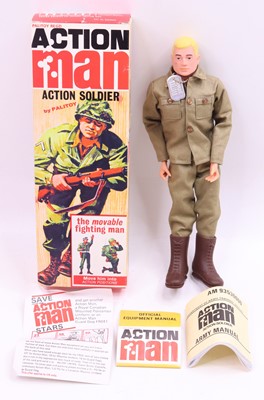 Lot 1940 - Palitoy Action Man Soldier figure, in military...