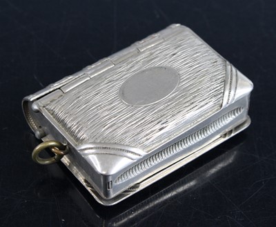 Lot 3271 - A Victorian nickel combination novelty...