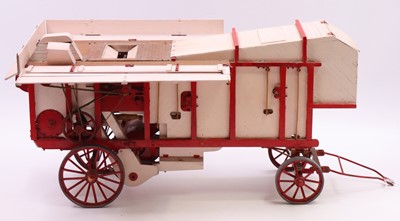 Lot 41 - 1-inch scale belt-driven working threshing...