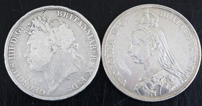 Lot 3245 - Great Britain, 1821 crown, obv: George IIII...