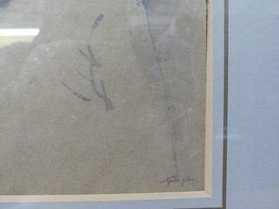 Lot 267 - Gwen John (1876-1939) - Young girl wearing a...