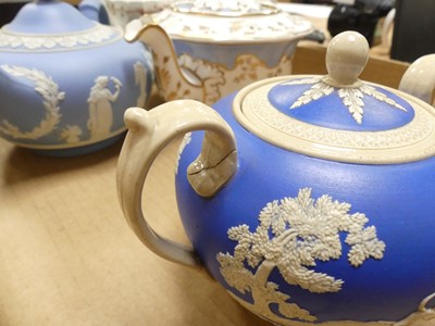 Lot 53 - A collection of 19th century and later teapots,...