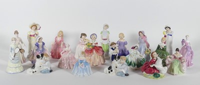 Lot 146 - A collection of Royal Doulton figures, to...