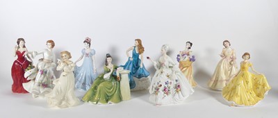 Lot 97 - A collection of Royal Doulton figures of...