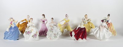 Lot 93 - A collection of Royal Doulton figures of...