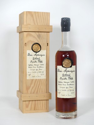 Lot 1321 - Bas Armagnac Delord Recolte 1966, bottled in...