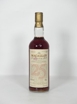 Lot 1466 - The Macallan 25 year old Anniversary Malt,...