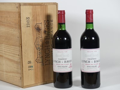 Lot 1032 - Chateau Lynch Bages 1983 Pauillac, 12 bottles OWC