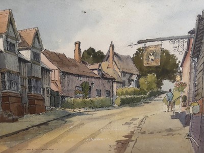 Lot 1033 - Two Denis Dellow (Contemporary) watercolours...