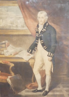 Lot 1076 - A 19th Century Print of Commodore Sir...