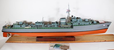 Lot 78 - A custom-built large-size wooden painted...