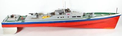 Lot 70 - A custom-built large-size wooden painted...