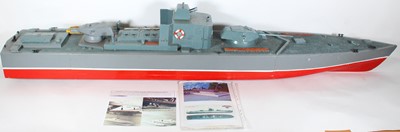 Lot 74 - A custom-built large-size wooden painted...