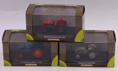 Lot 1613 - Universal Hobbies group of 3 farming tractors...