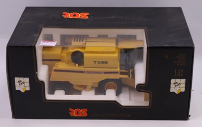 Lot 1618 - ROS Collection Gold 1/32 scale New Holland...