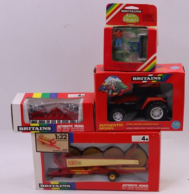 Lot 1628 - Britains 1/32 scale group of 4 machinery and...
